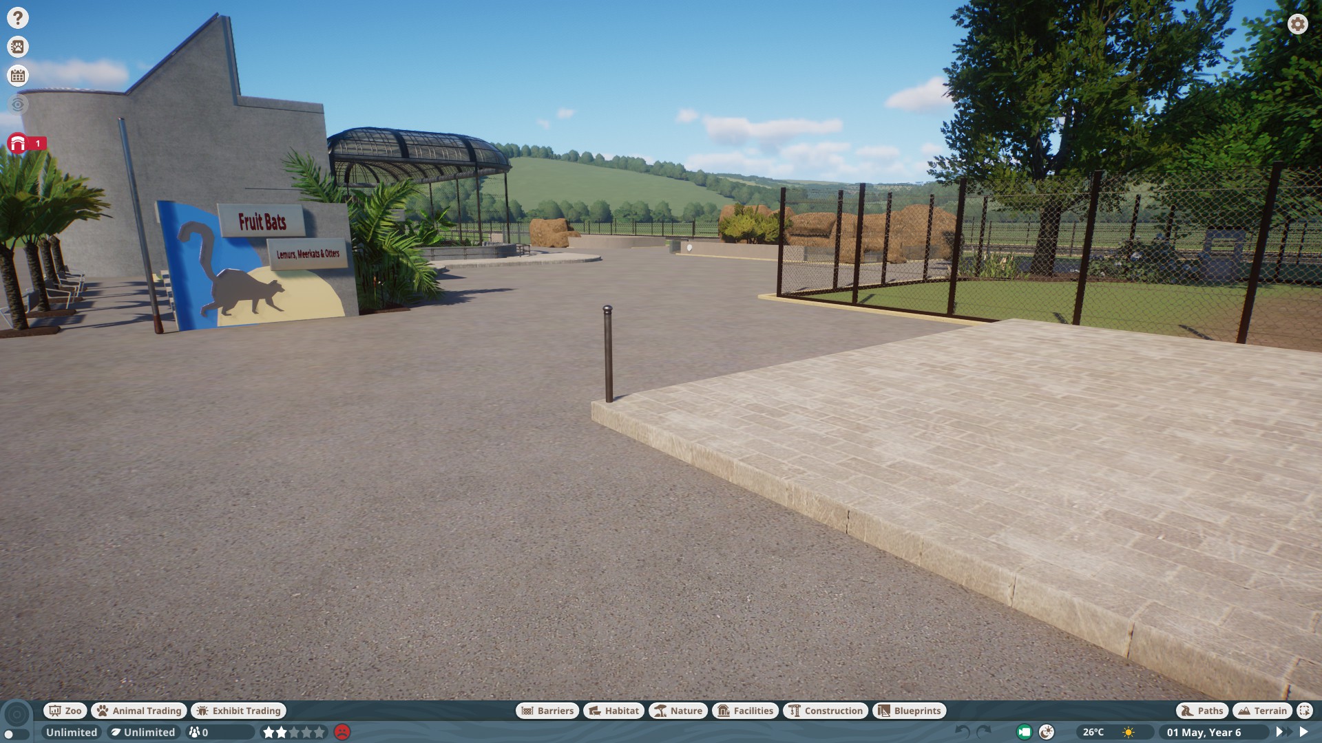 Planet Zoo: ZSL London Zoo: view towards Roundhouse