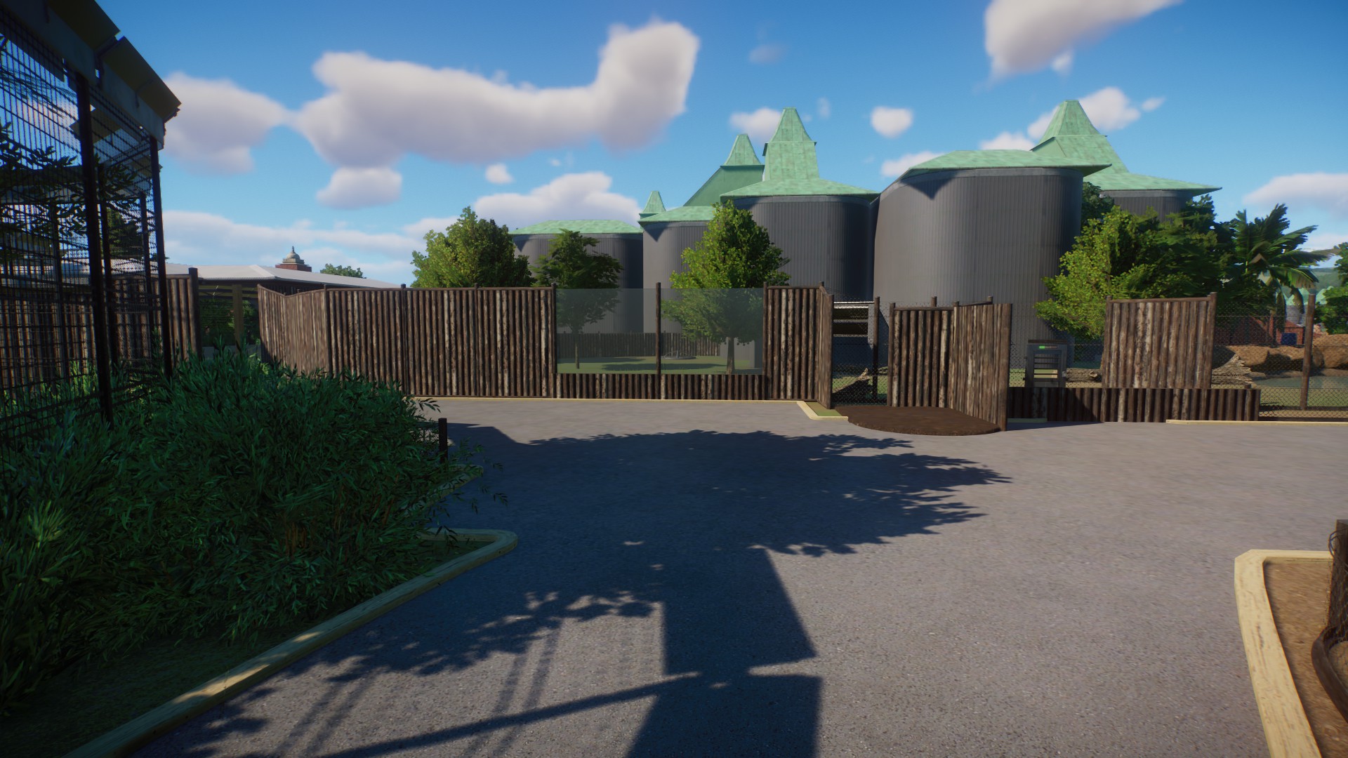 Planet Zoo: ZSL London Zoo: view towards Tapir / Babirusa enclosure