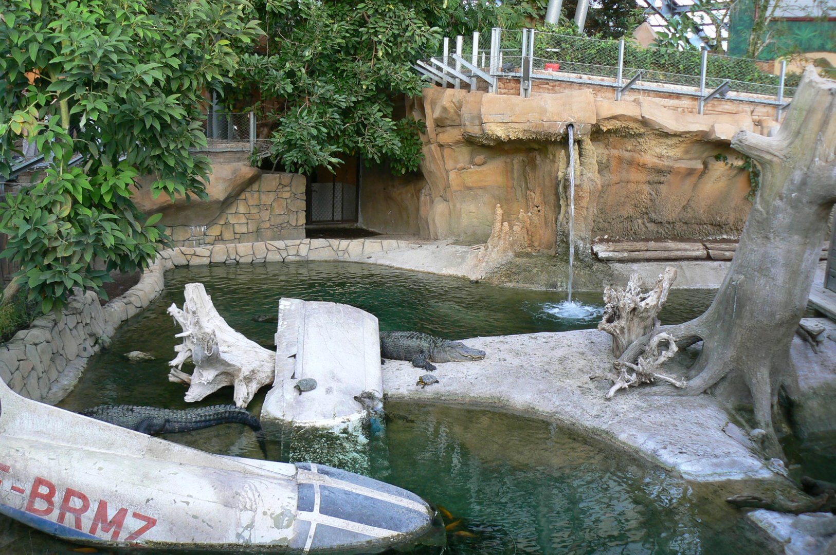 Planète Crocodiles - Mississippi alligators exhibit