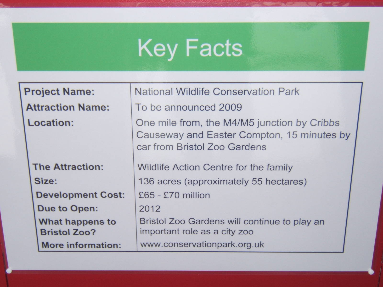 Plans for Bristols second Zoo