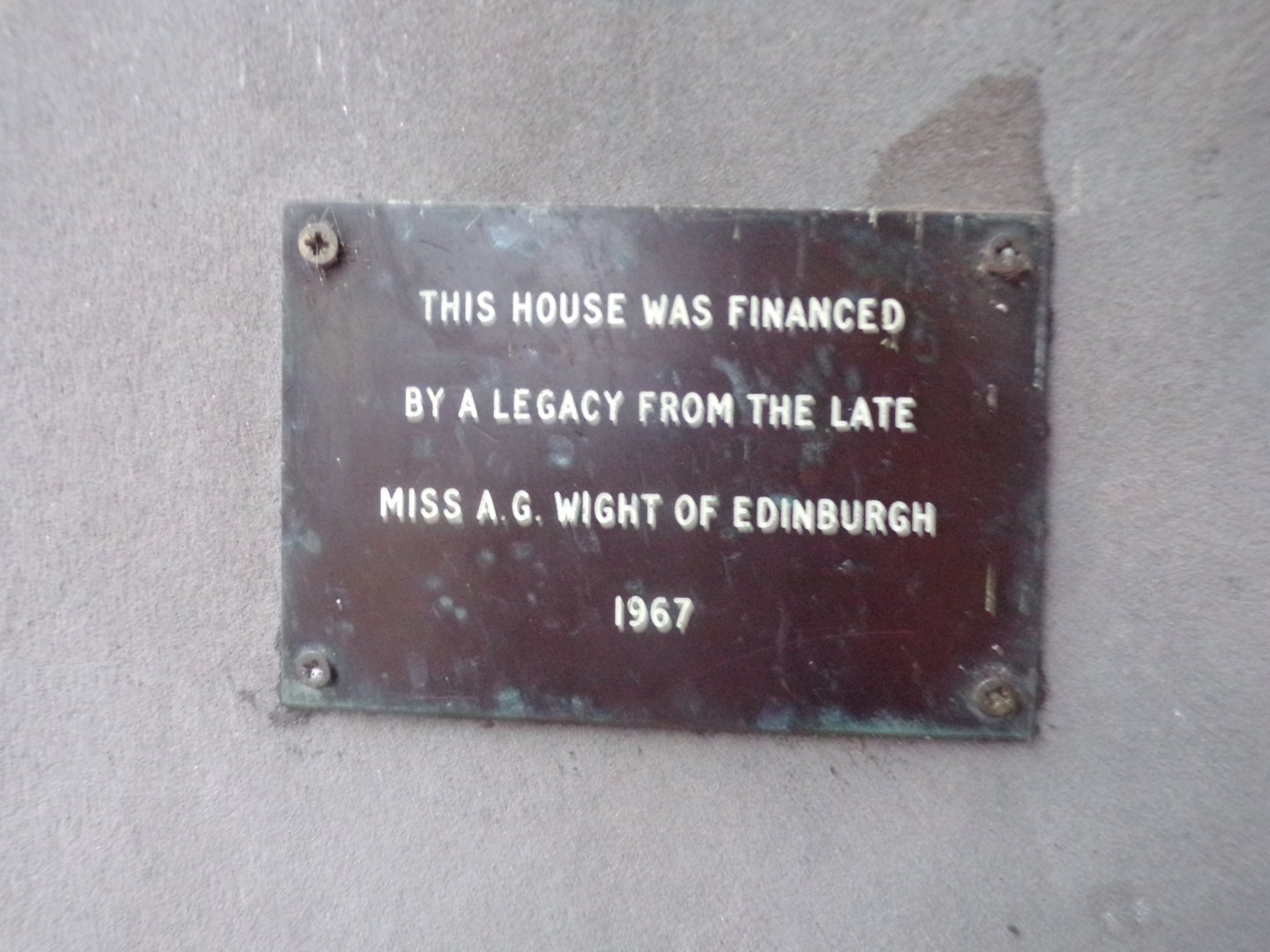 Plaque on penguin enclosure