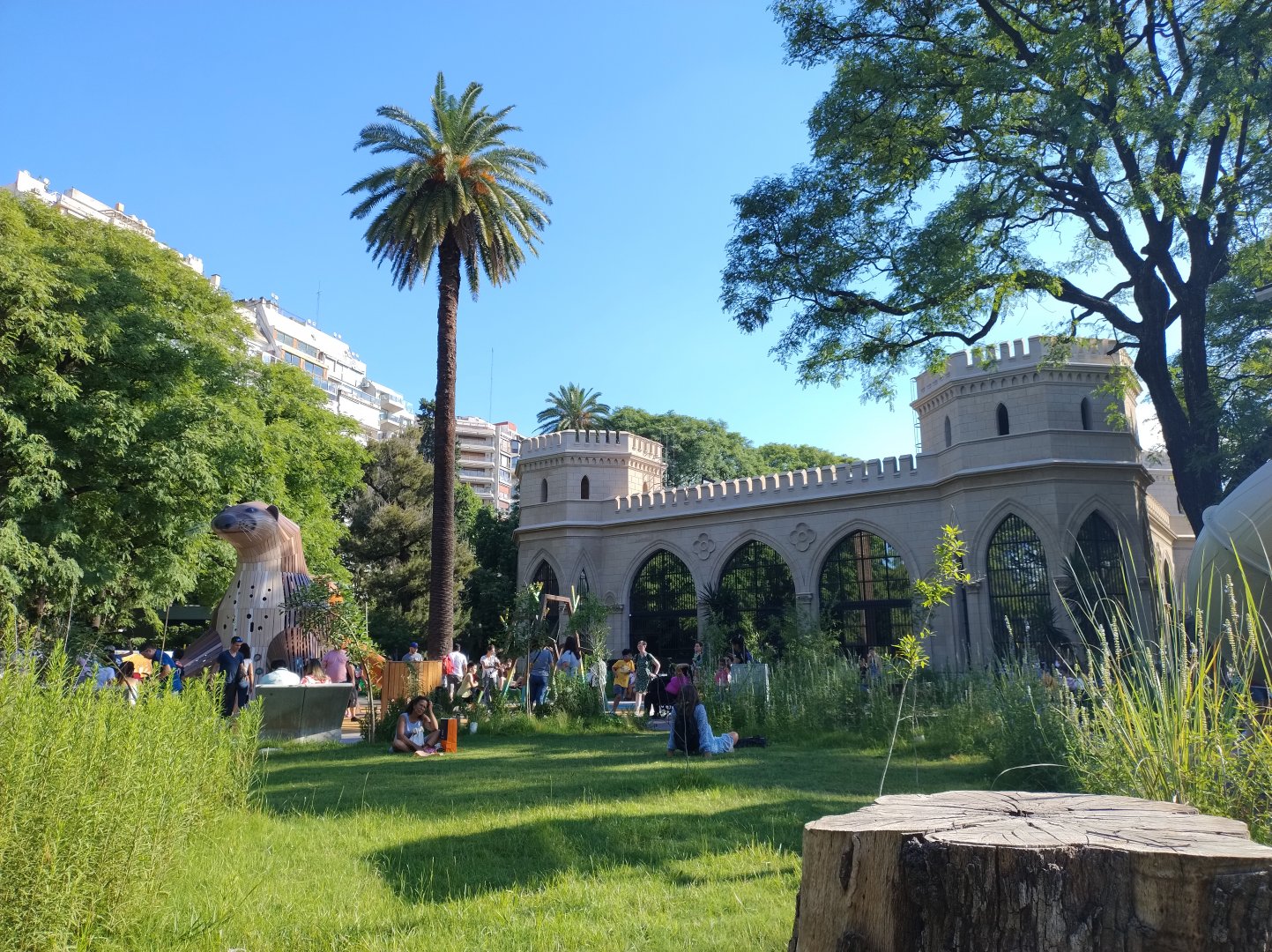 Playground and former bear house - Ecoparque BA