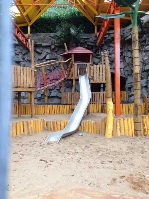 playground in the old polar bear exhibit