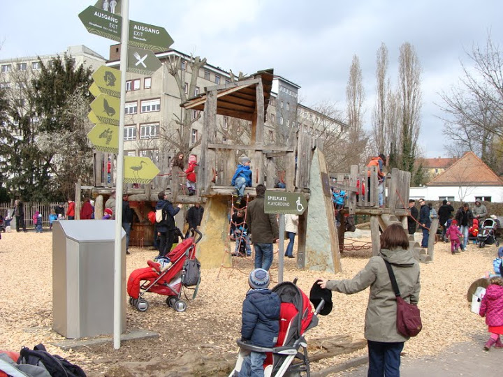 Playground in the zoo