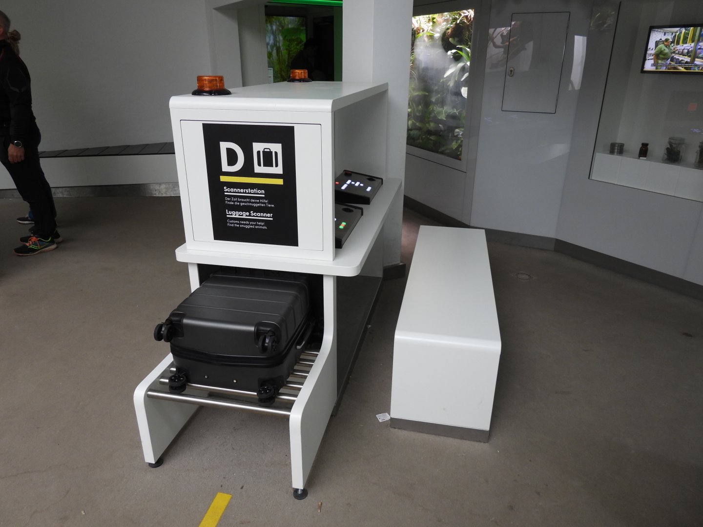 Playing station for childen at the Artenschutz house