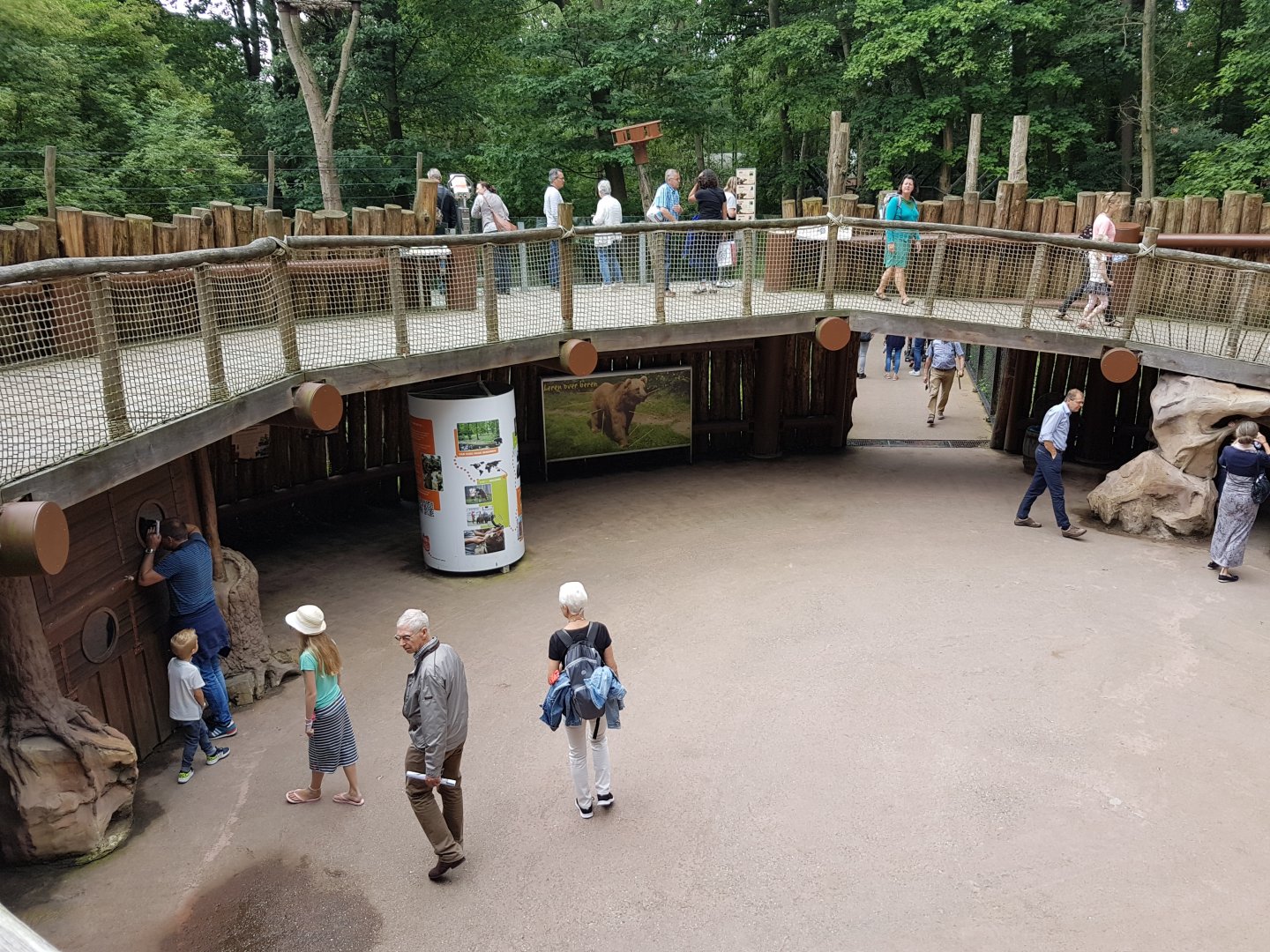 Plaza in the middle of Bear-forest