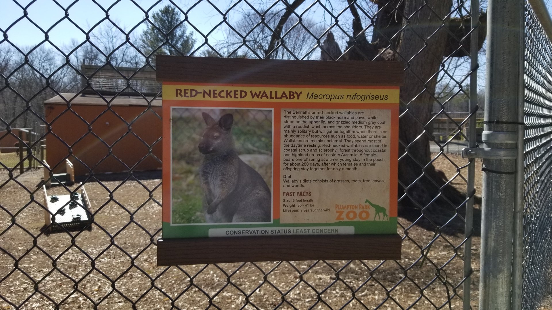 Plumpton Park Zoo - Example of a sign