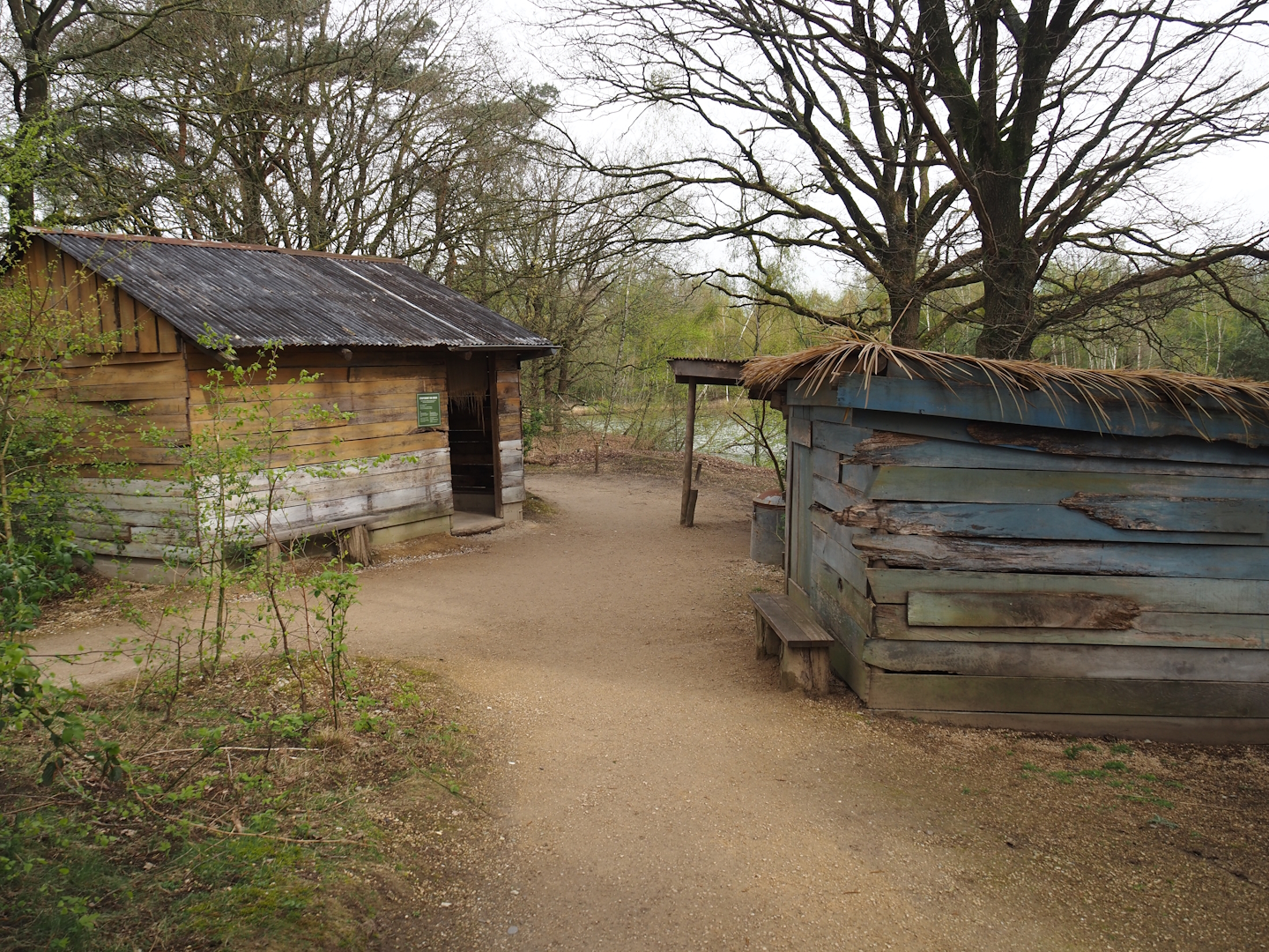 Poachers' camp themed education area, 2024-04-06