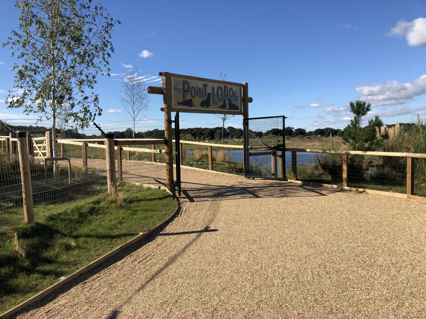 Point Lobos Entrance at Yorkshire Wildlife Park (October 2021)