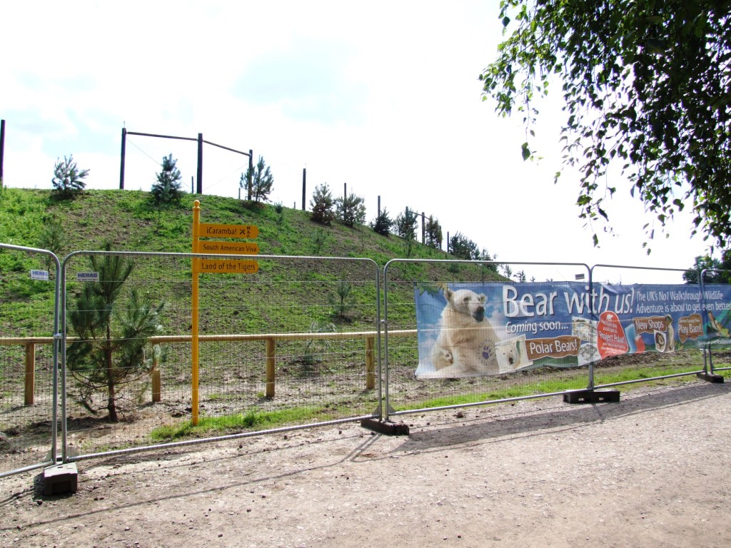 Polar Bear Enclosure Construction at Yorkshire WP, 21/06/14