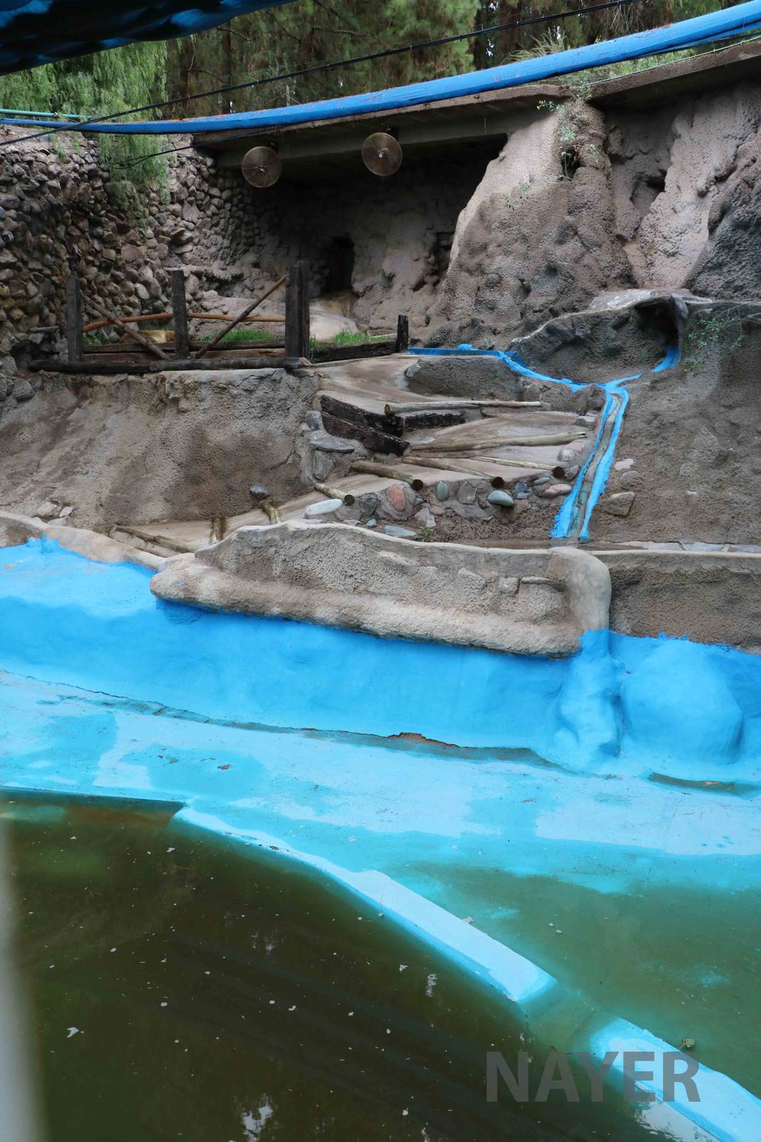 Polar bear enclosure - Mendoza Zoo, April 2016
