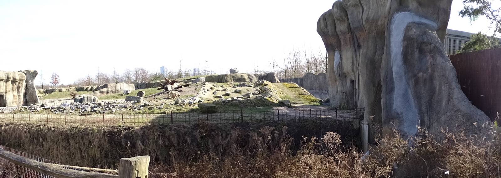 Polar bear enclosure