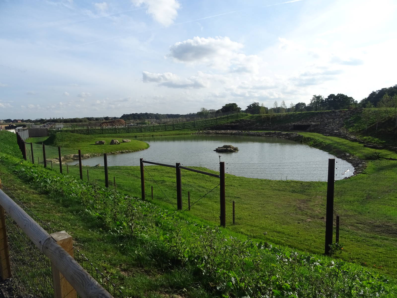 Polar Bear Exhibit at Yorkshire Wildlife Park