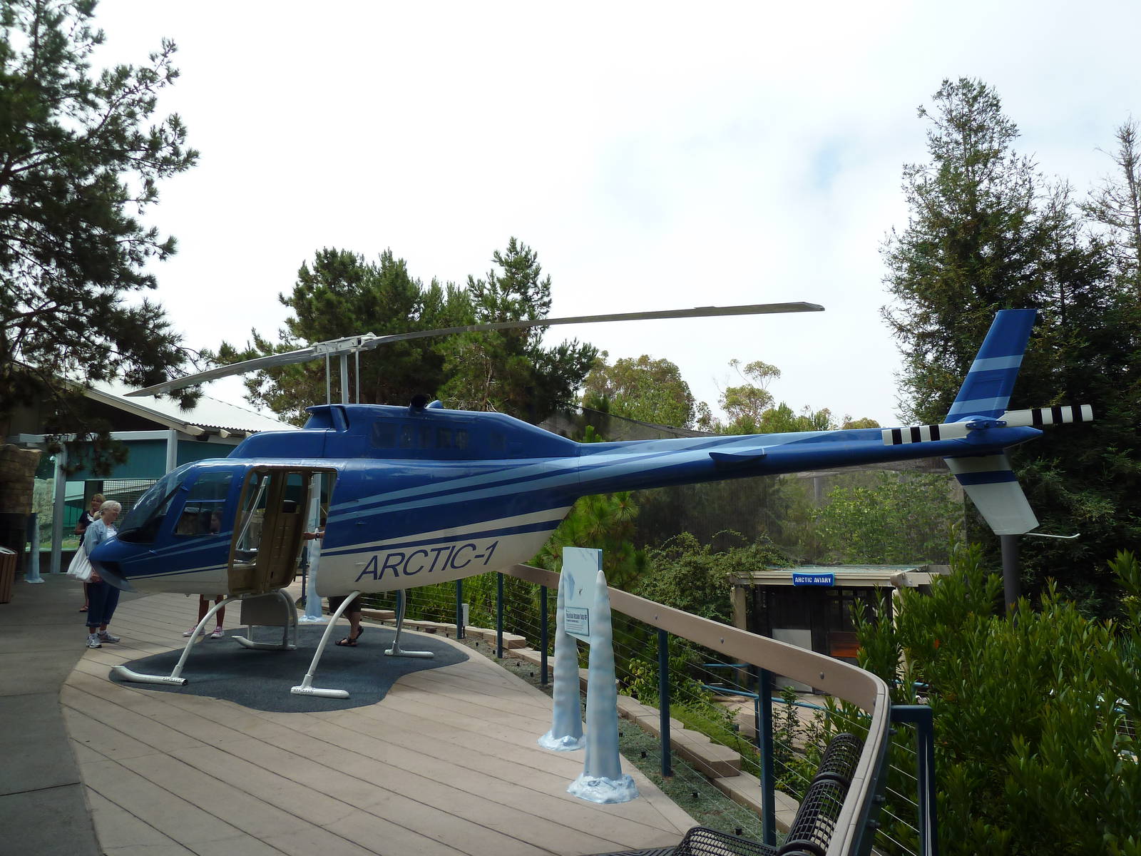 Polar Bear Exhibit - Helicopter