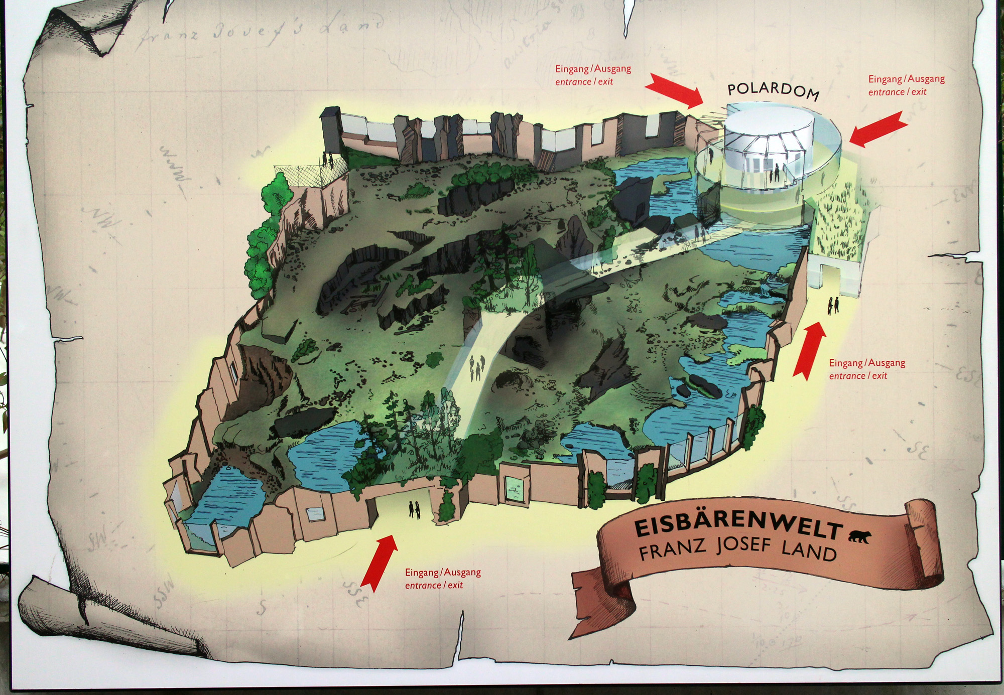 polar bear exhibit layout