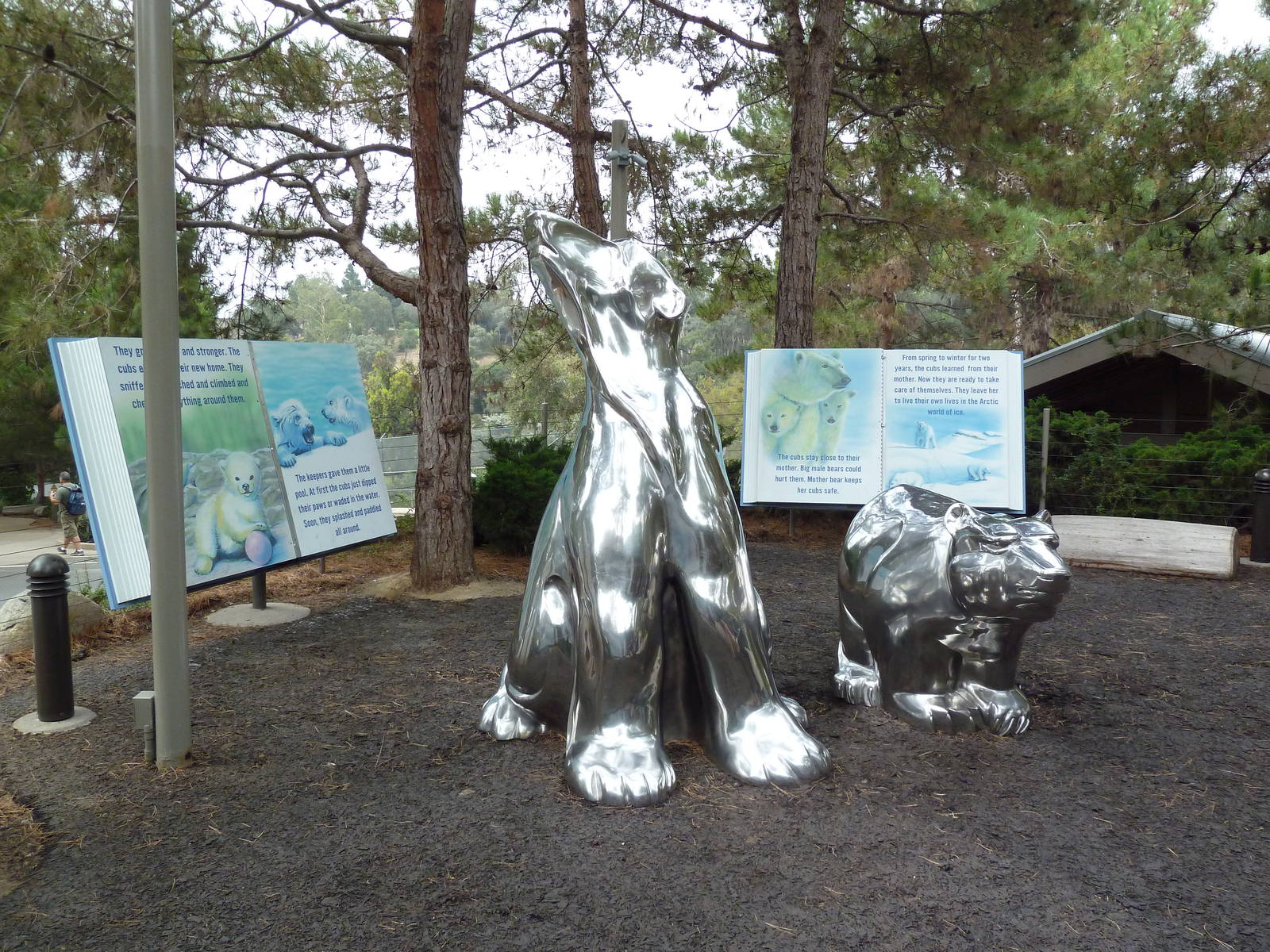 Polar Bear Exhibit - Statues