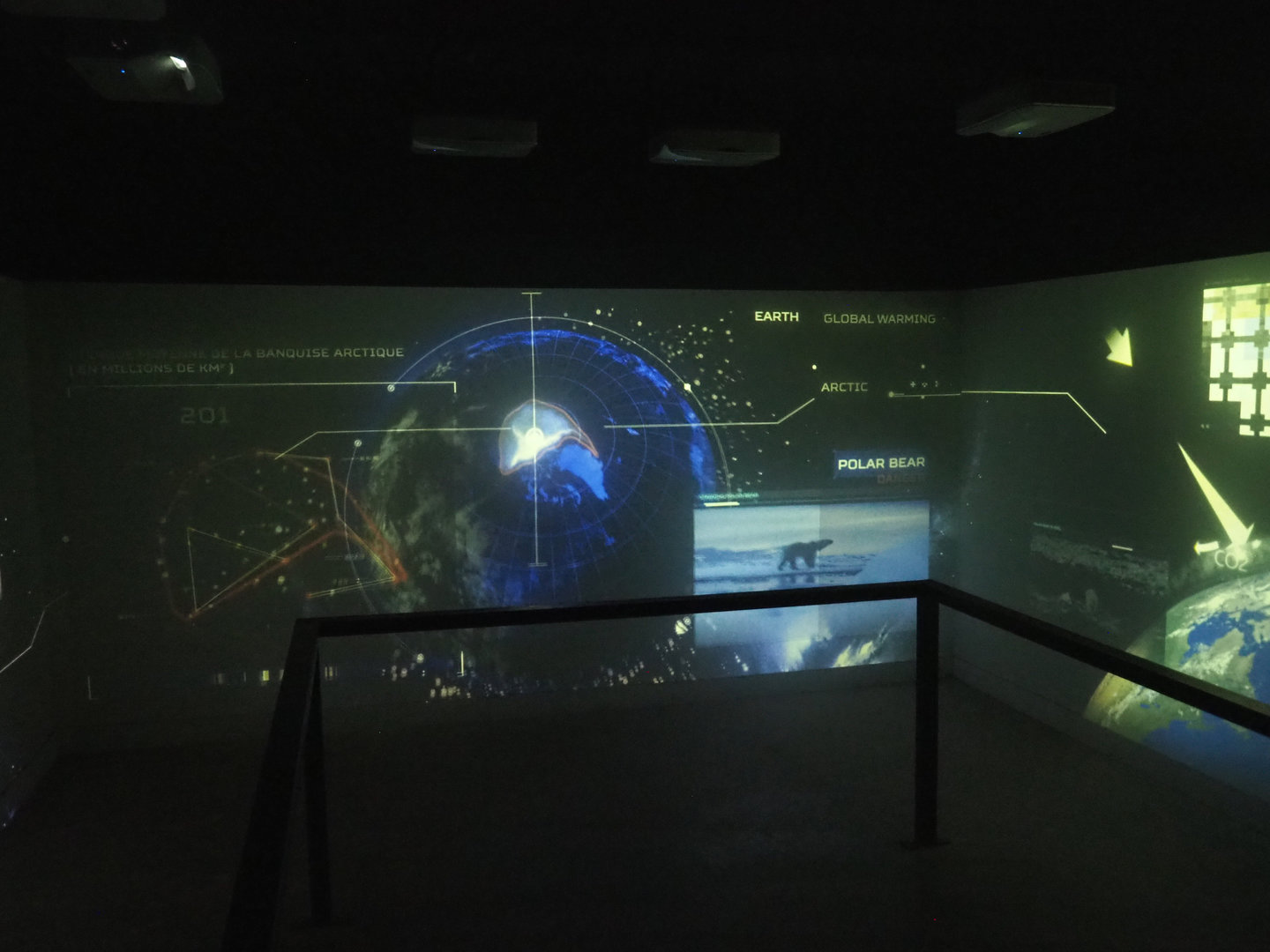 Polar bear exhibition - Climate change and melting of Arctic sea ice display, 2022-09-14