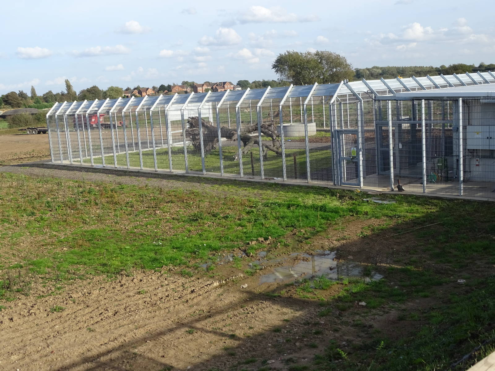 Polar Bear Holding Area at Yorkshire Wildlife Park