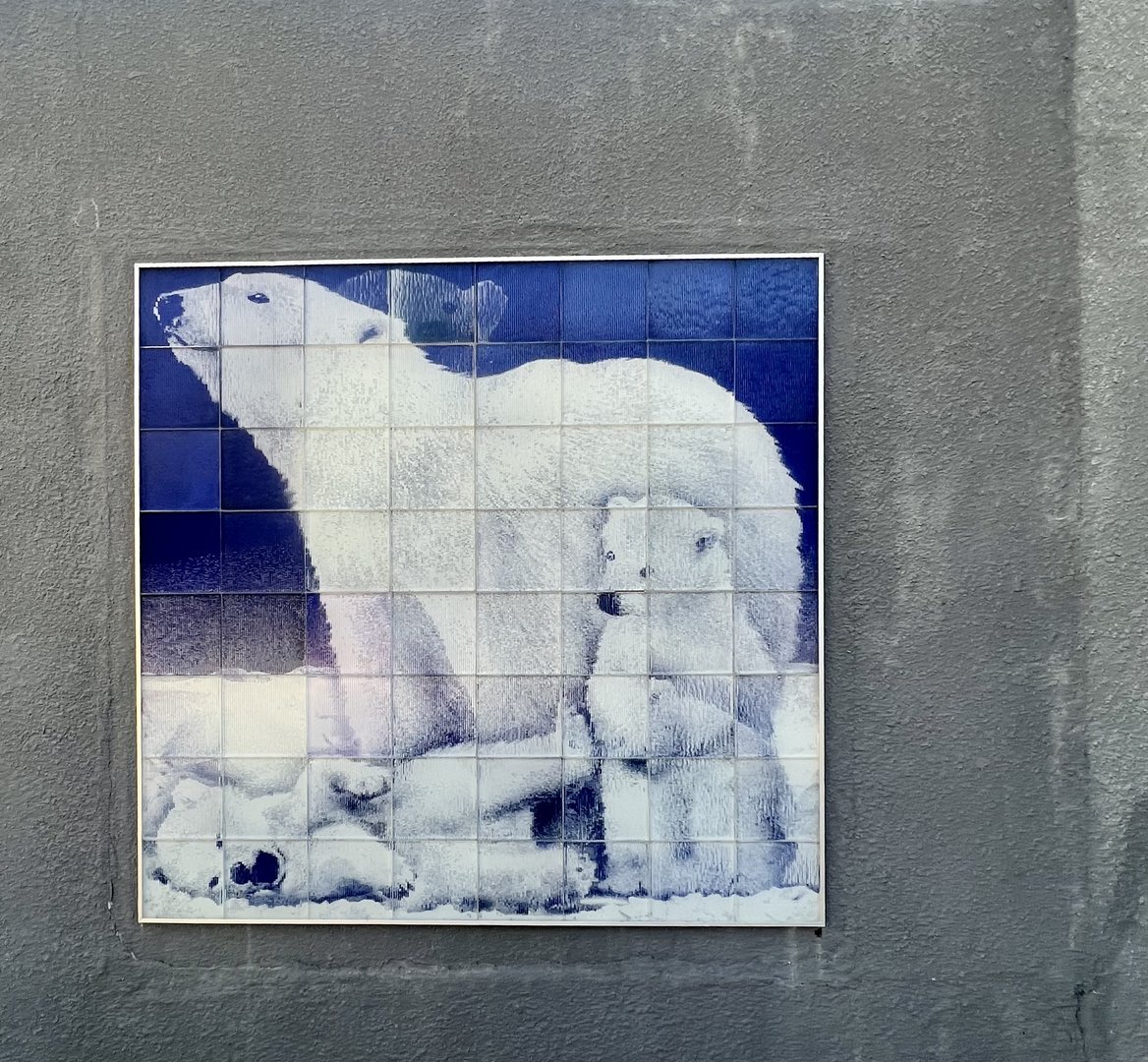 Polar Bear Holographic Zoo Art