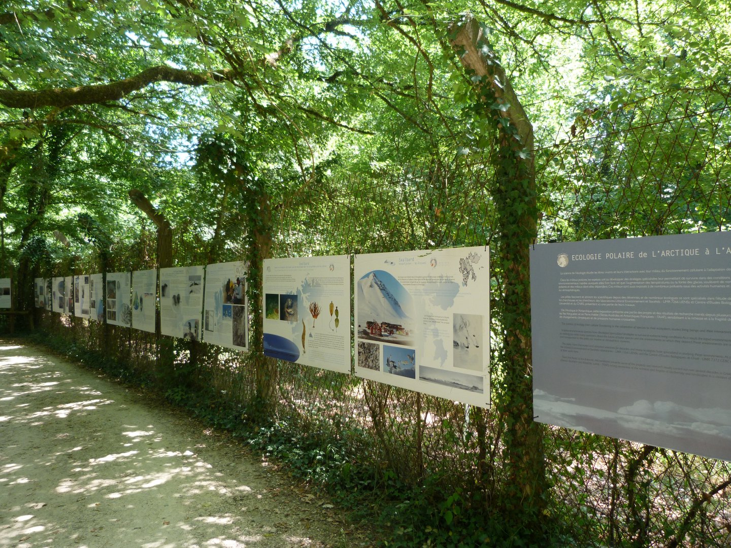 Polar ecology educative display -Zoodyssée (2025)