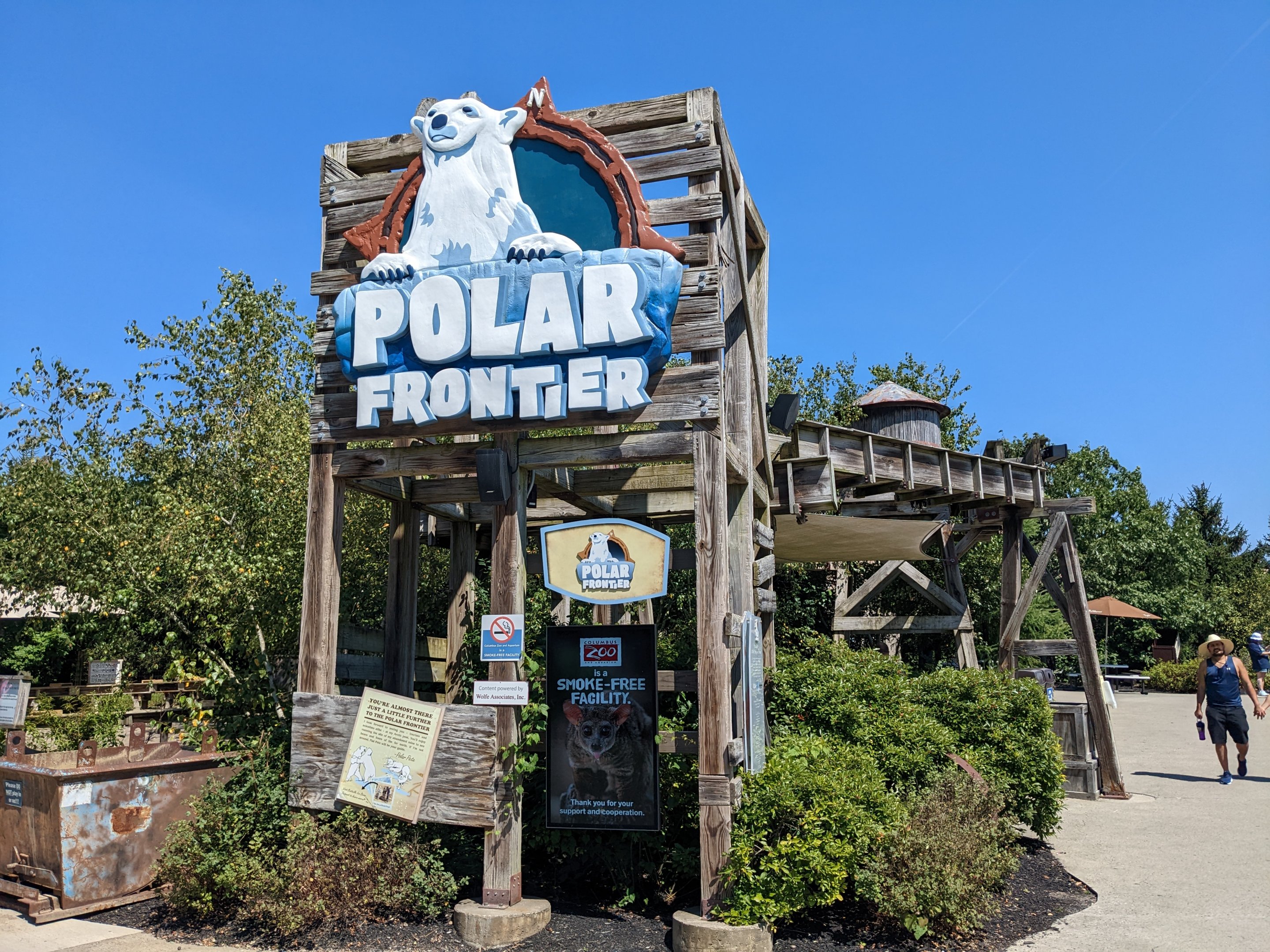 Polar Frontier entrance sign