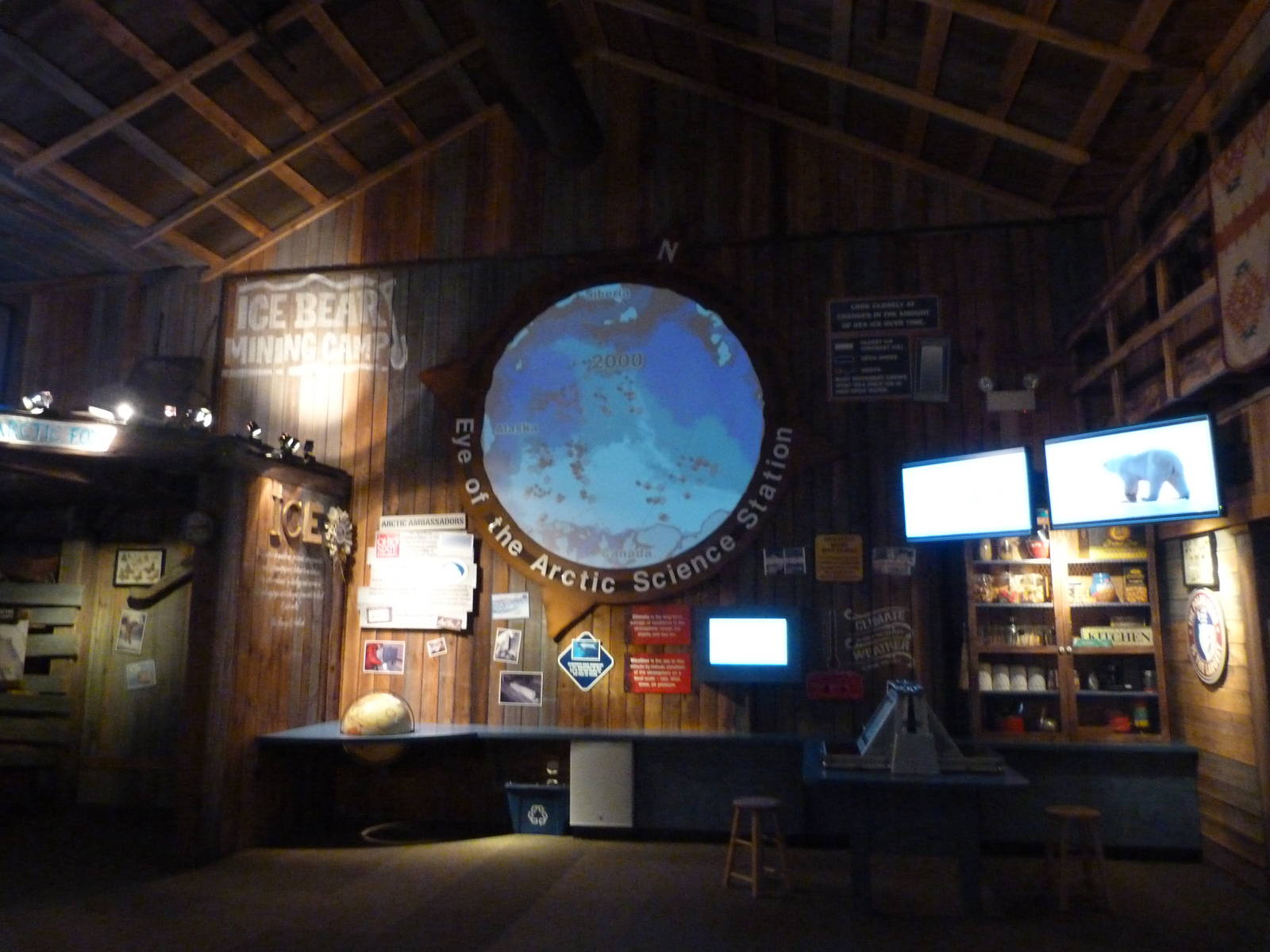 Polar Frontier Inside Building
