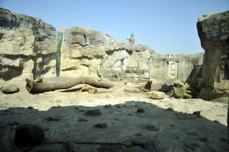 Polarbear-enclosure at Bremerhaven zoo