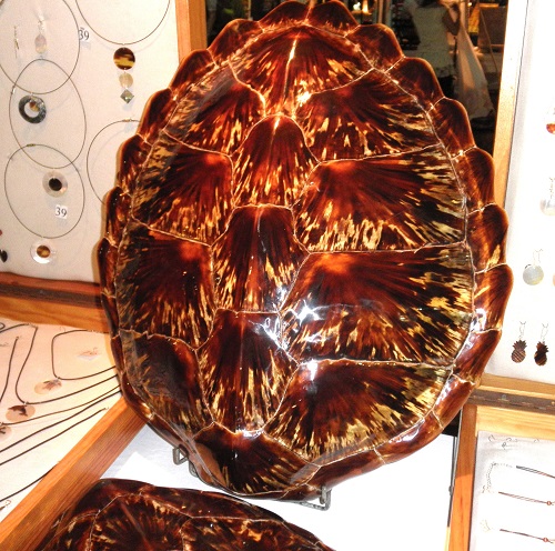 Polished turtle shell on sale.  Reunion.