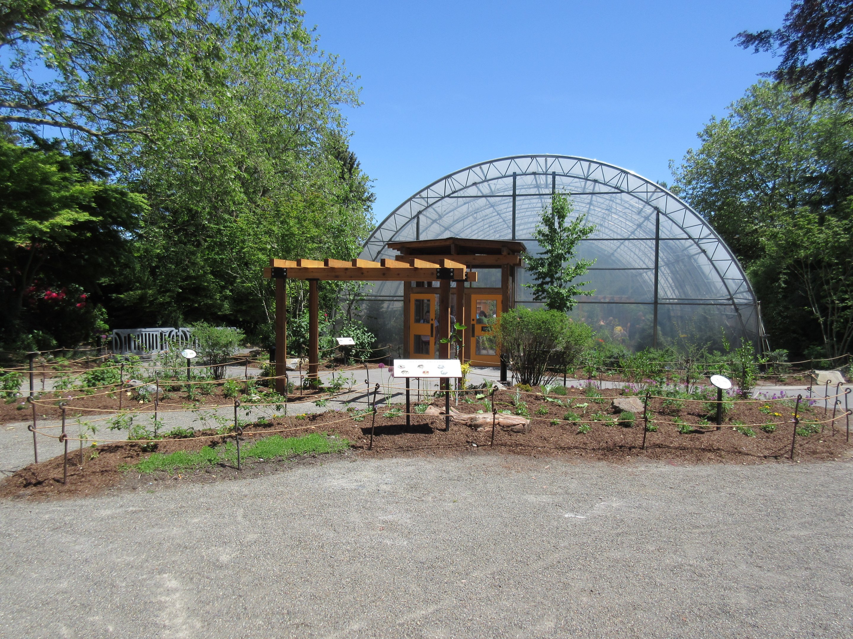 Pollinator Patio + Butterfly Garden (new in 2017 and 2016, respectively)