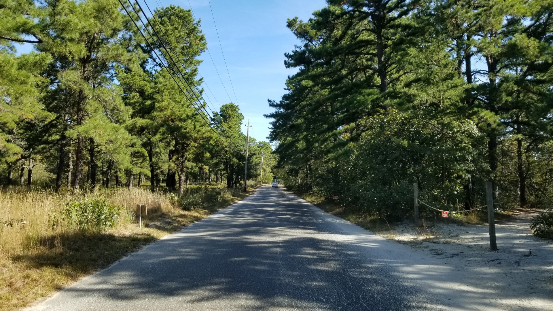 Popcorn Park - Drive in from the main road