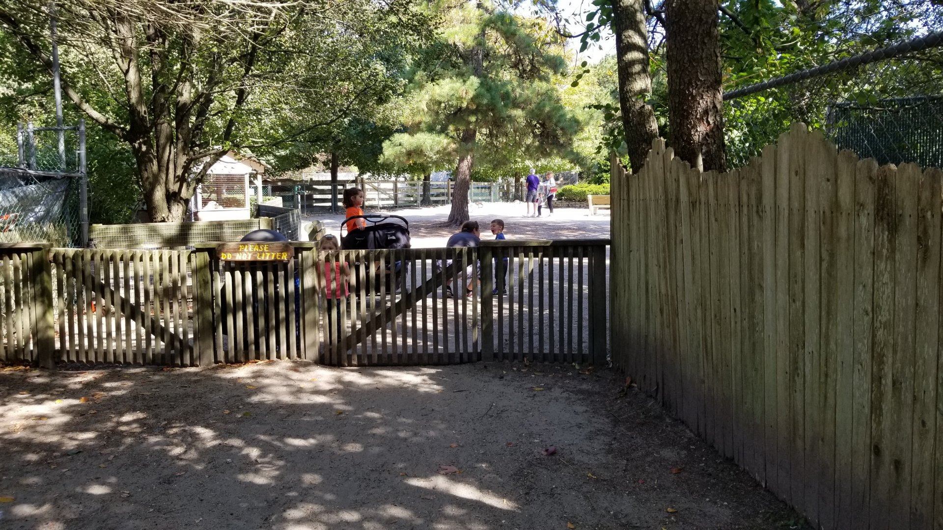 Popcorn Park - Gate to rest of zoo, no idea why