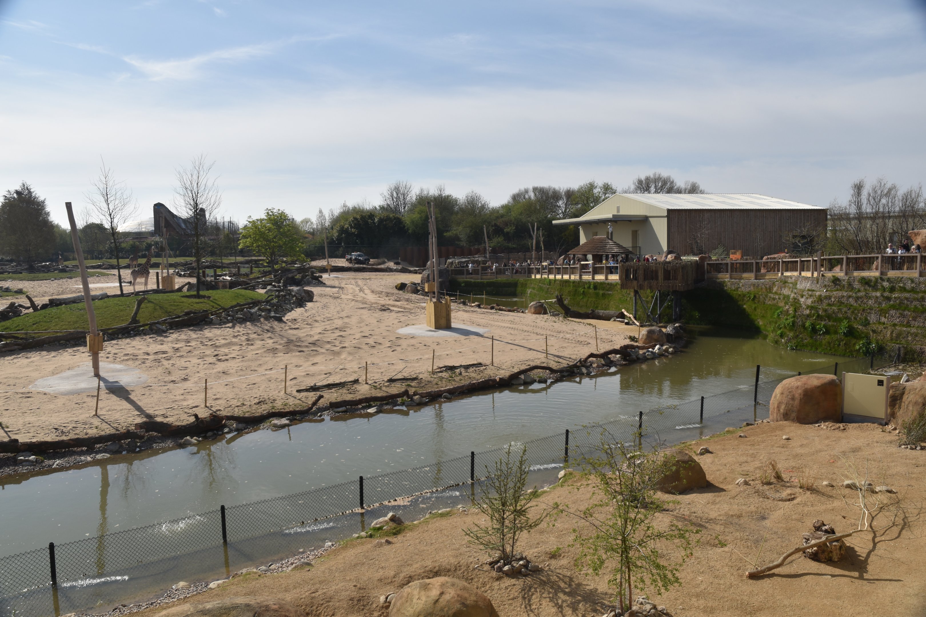 Porcupine and Fox Enclosures with Main Savannah, Heart of Africa at Chester, 12th April 2025