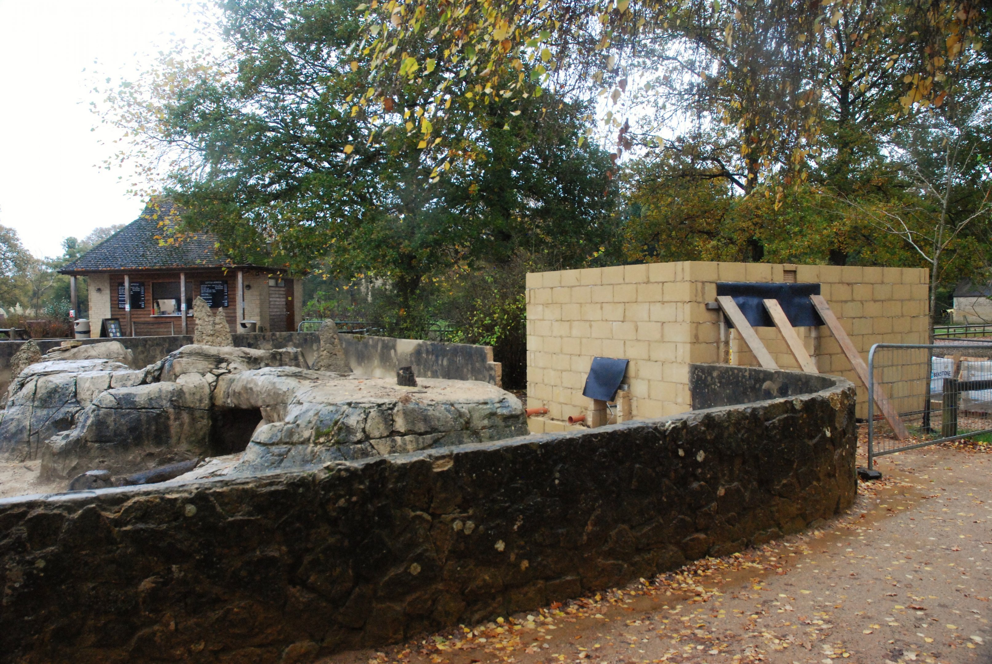 Porcupine Enclosure Reconstruction at Cotswold, October 31st 2020