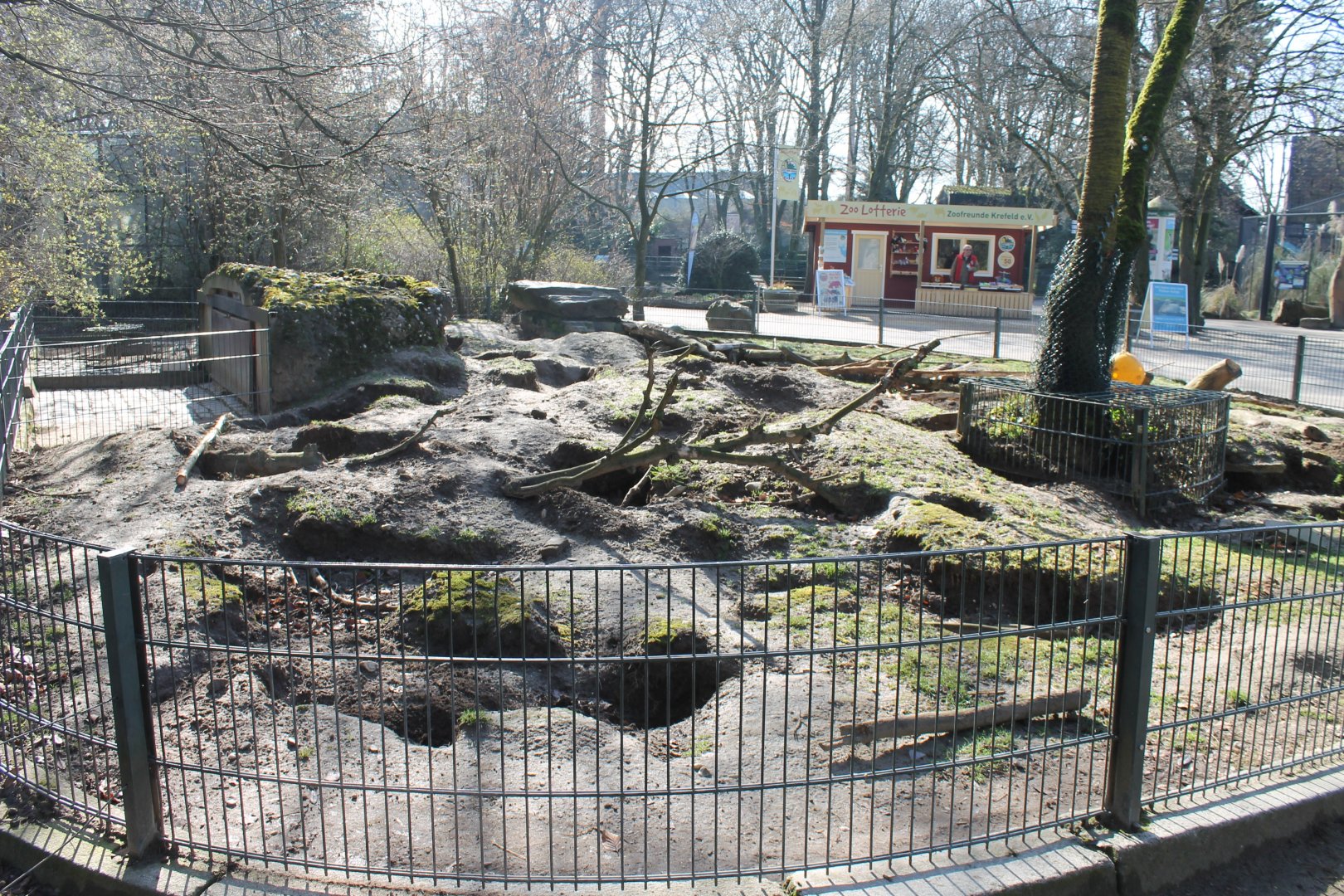 Porcupine-enclosure