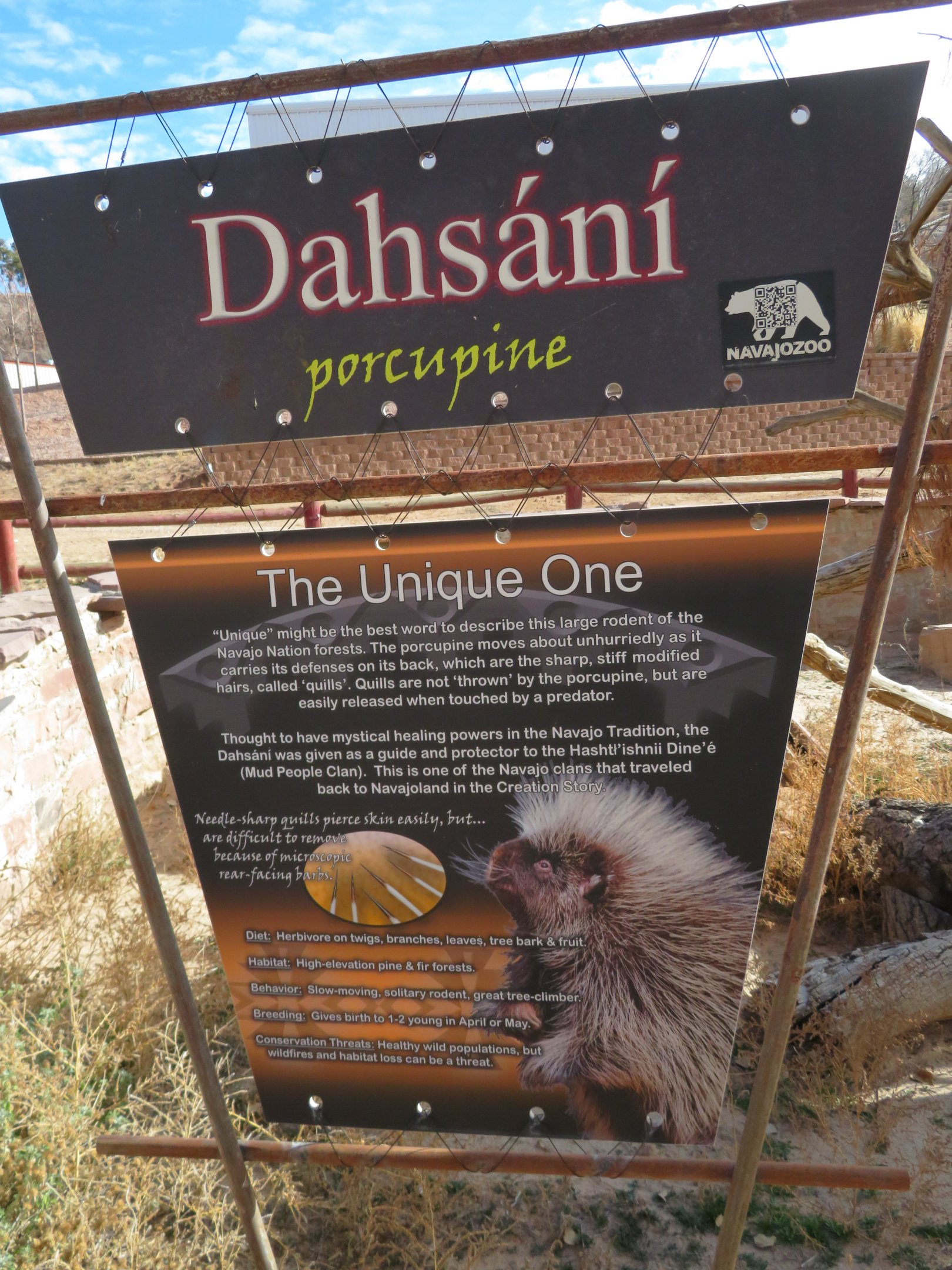 Porcupine Signage