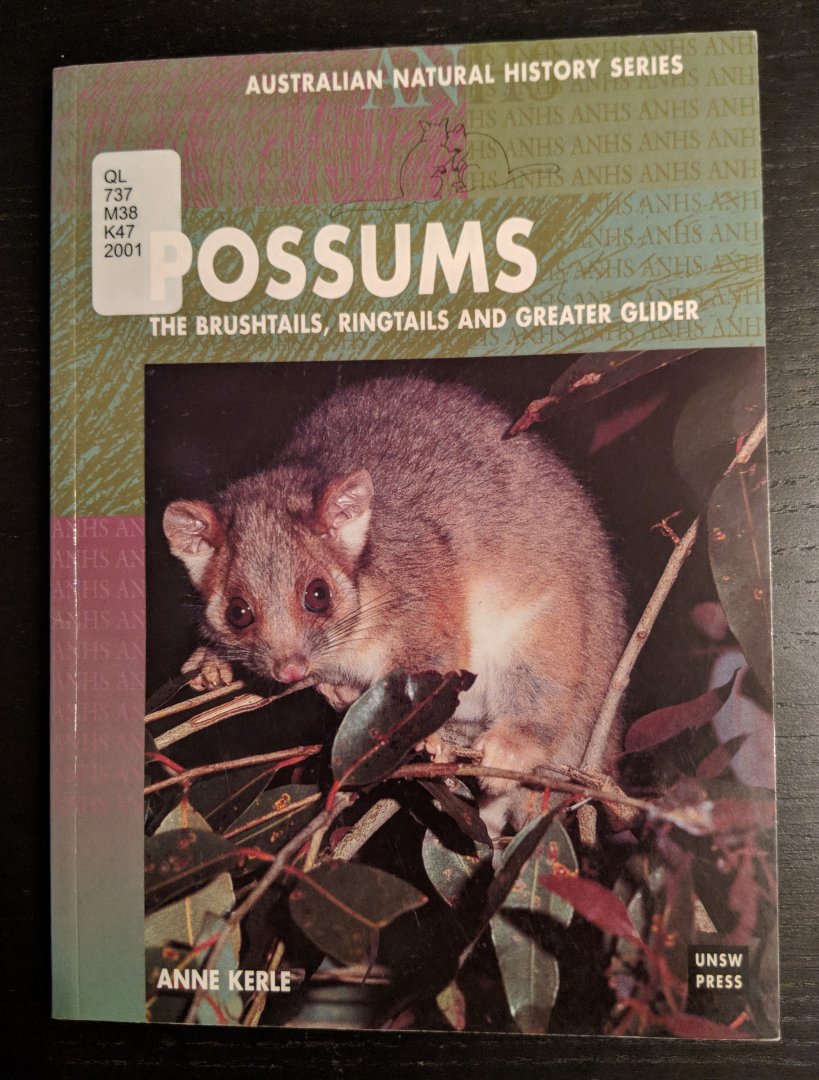 Possums: The Brushtails, Ringtails, and Greater glider