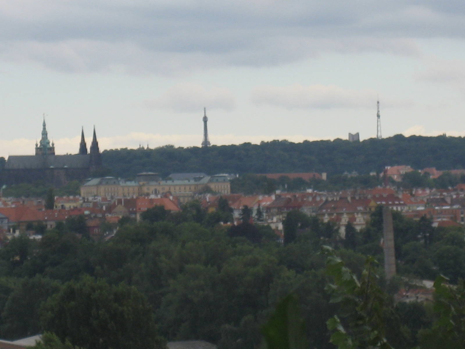 Prague Zoo - City view