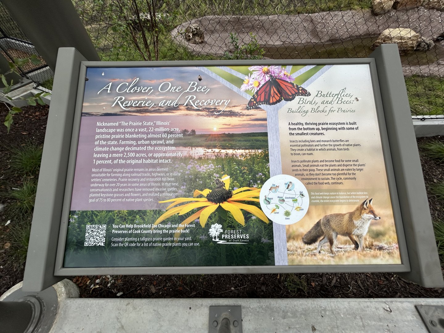 Prairie Conservation Signage