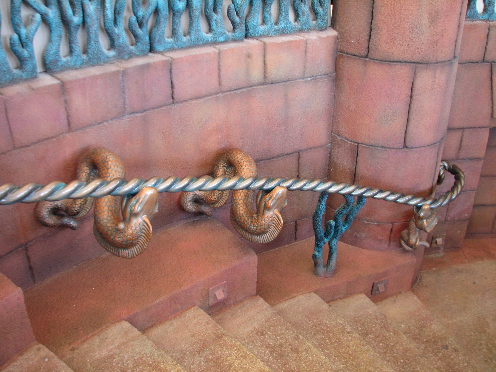 Predator Lagoon - Underwater Viewing Area Handrail