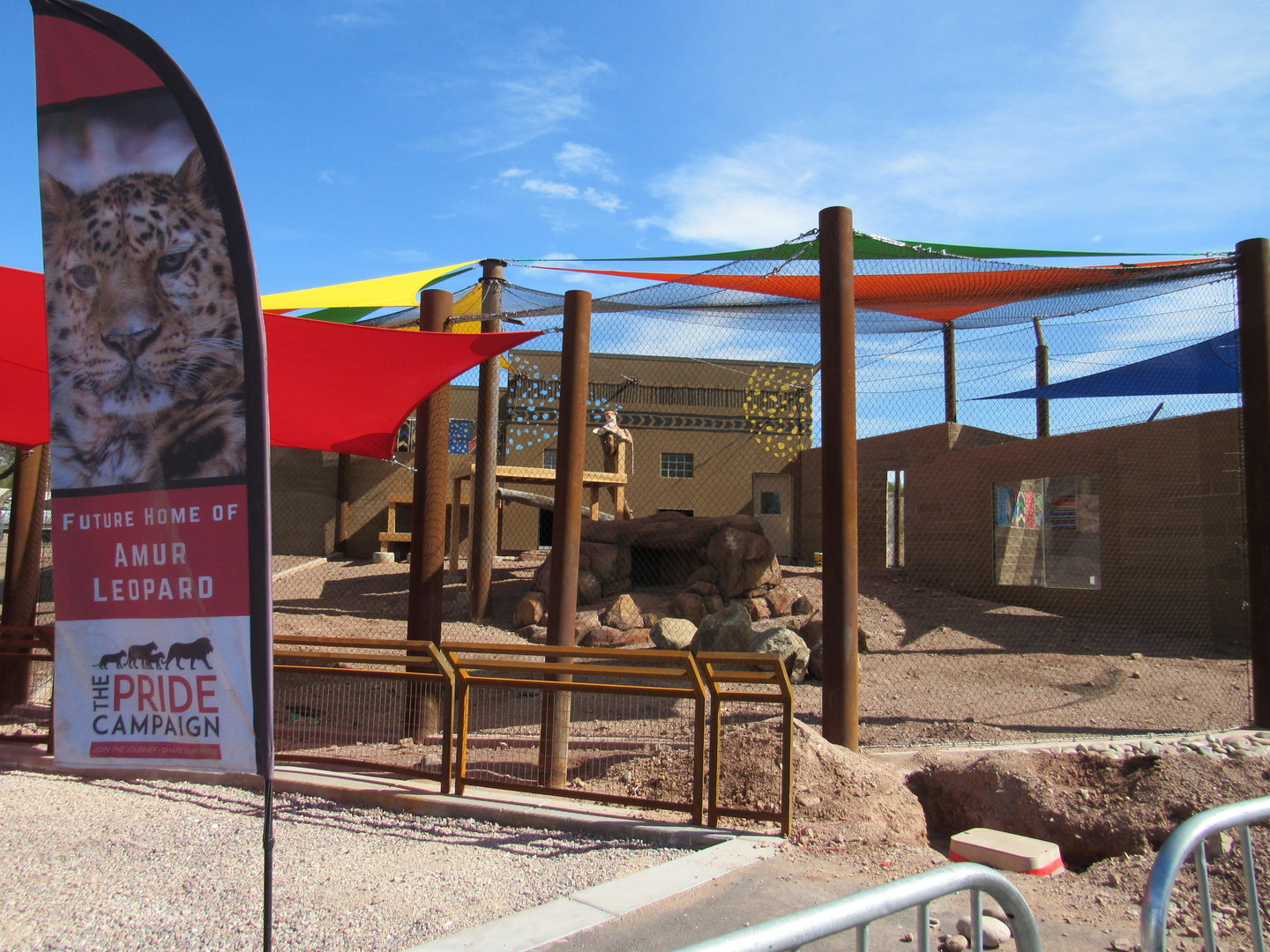 Predator Passage Construction, Amur Leopard Exhibit - 3/7/23