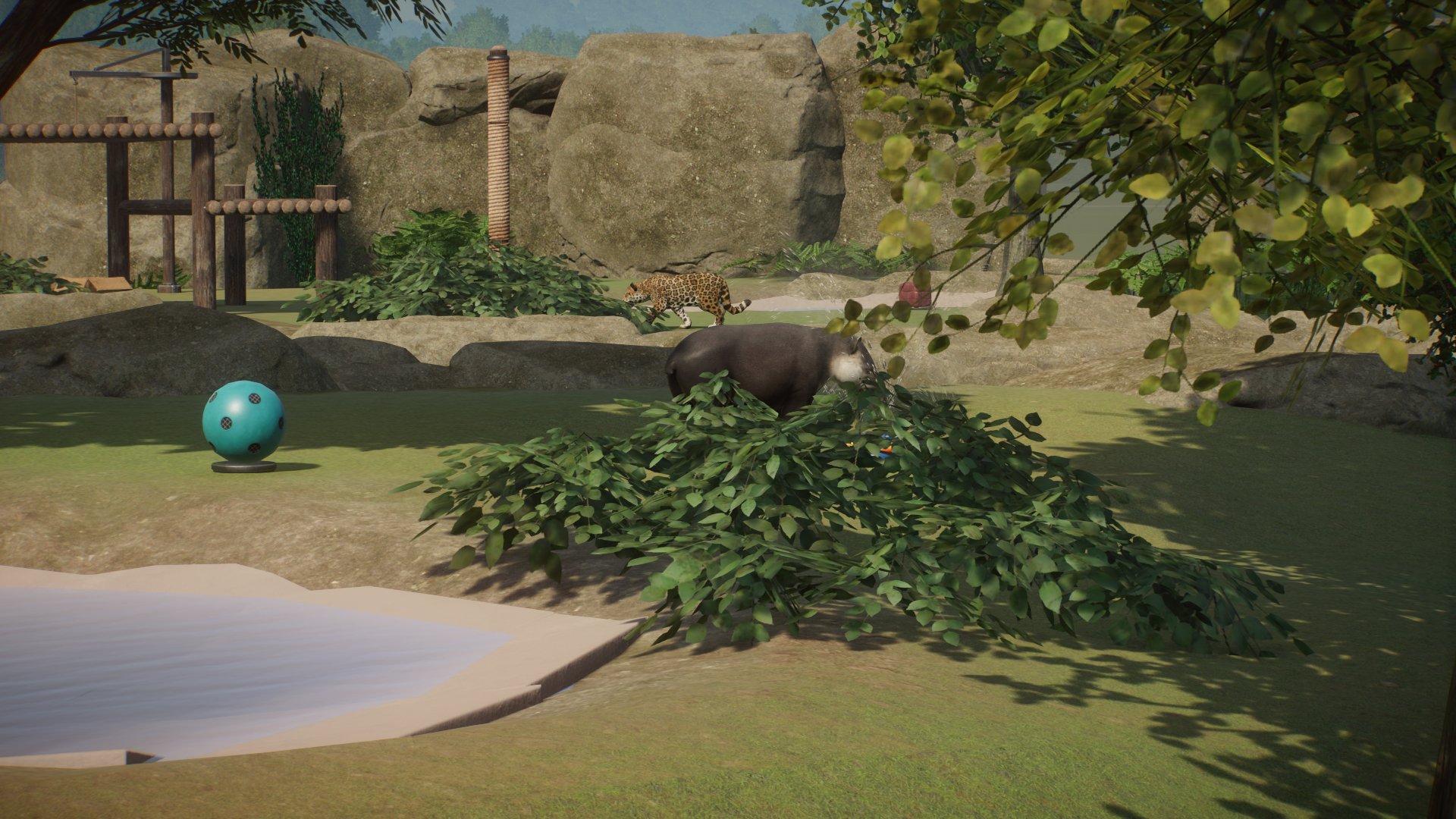 Predator-Prey Habitat in Planet Zoo.