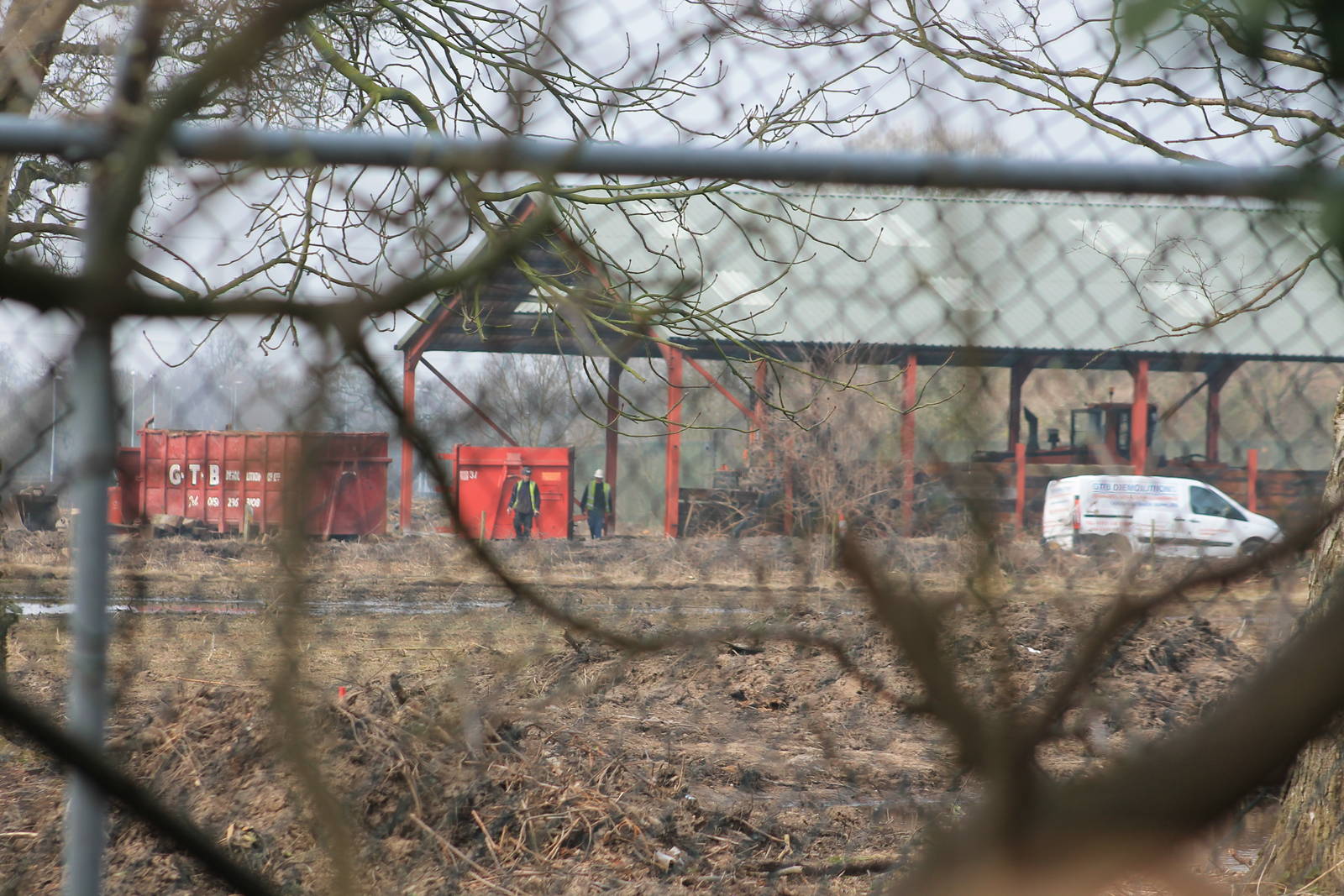 preperation work for Islands Chester Zoo 2013