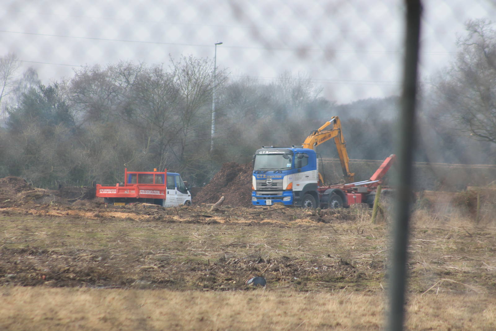 preperation work for Islands Chester Zoo 2013