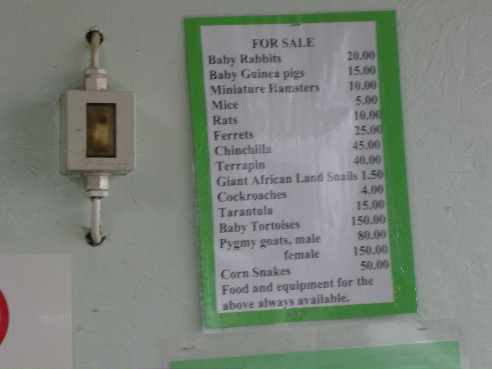 Pricelist Animalarium