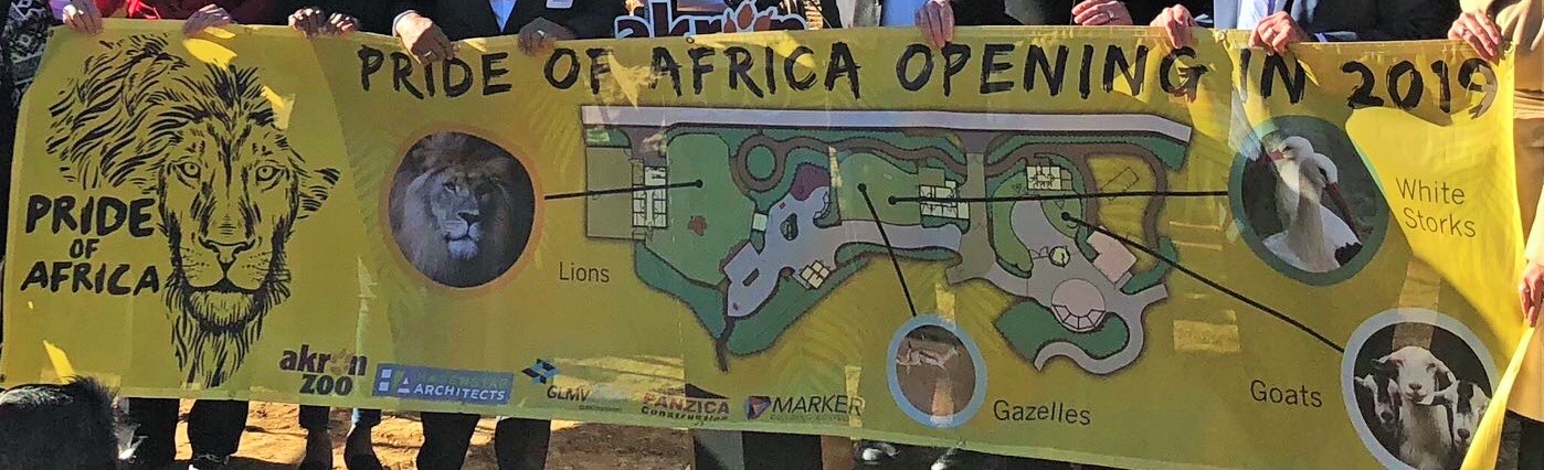 Pride of Africa - Banner From Groundbreaking