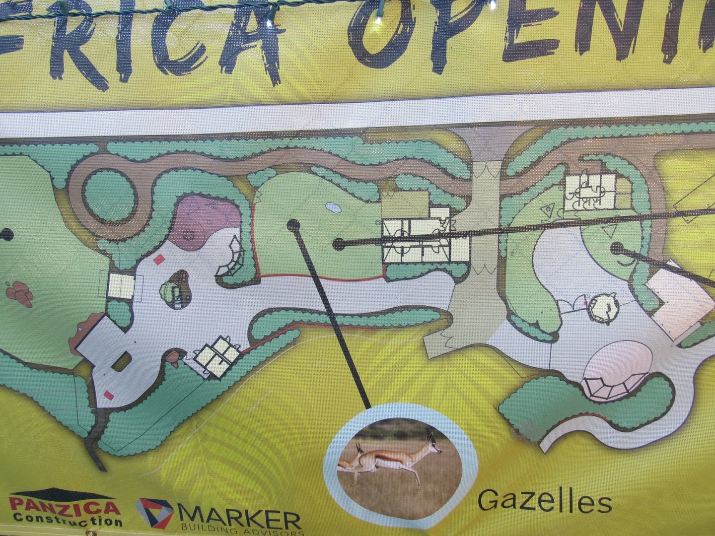 Pride of Africa banner up close