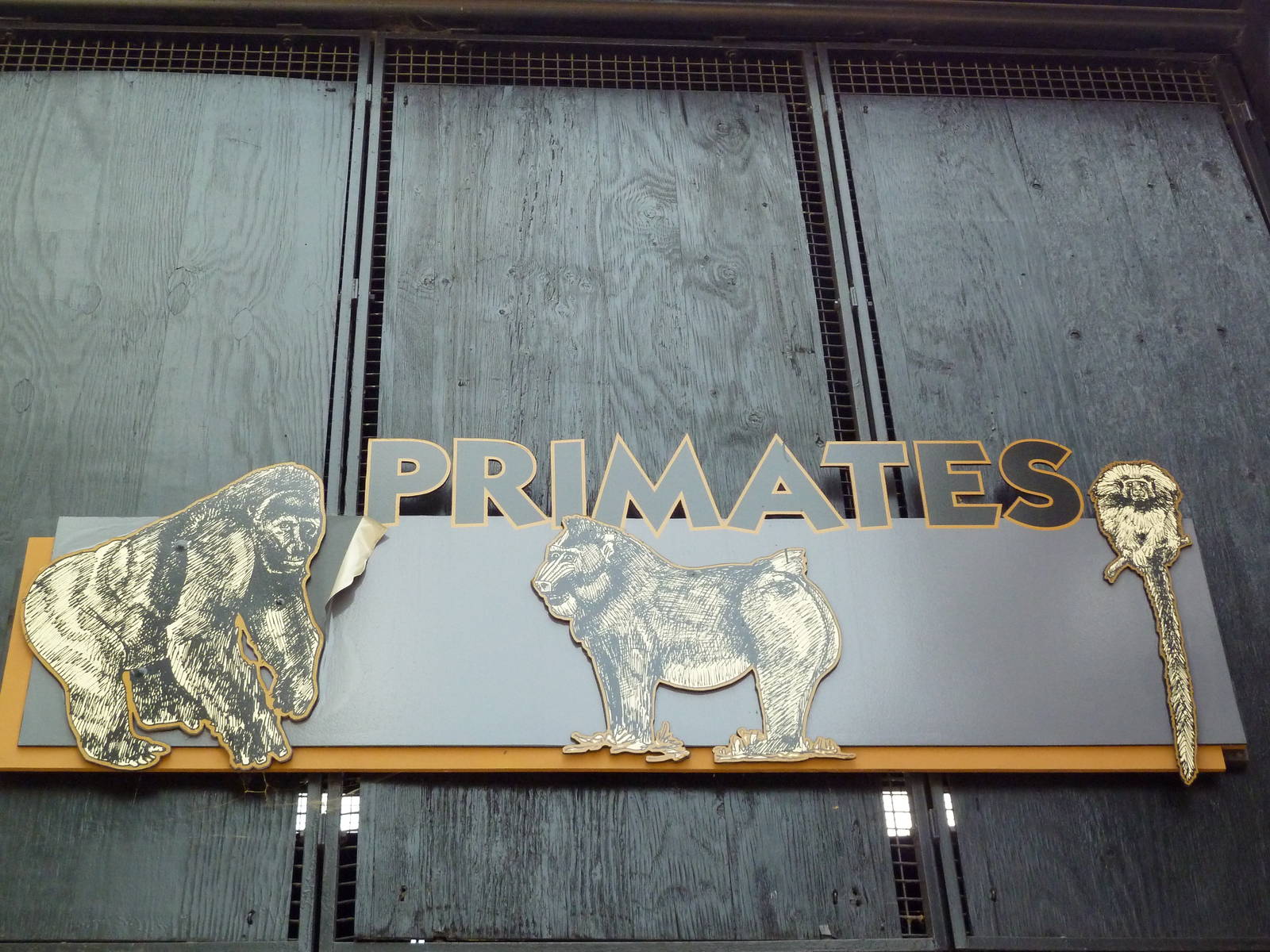 Primate Building - Entrance Sign
