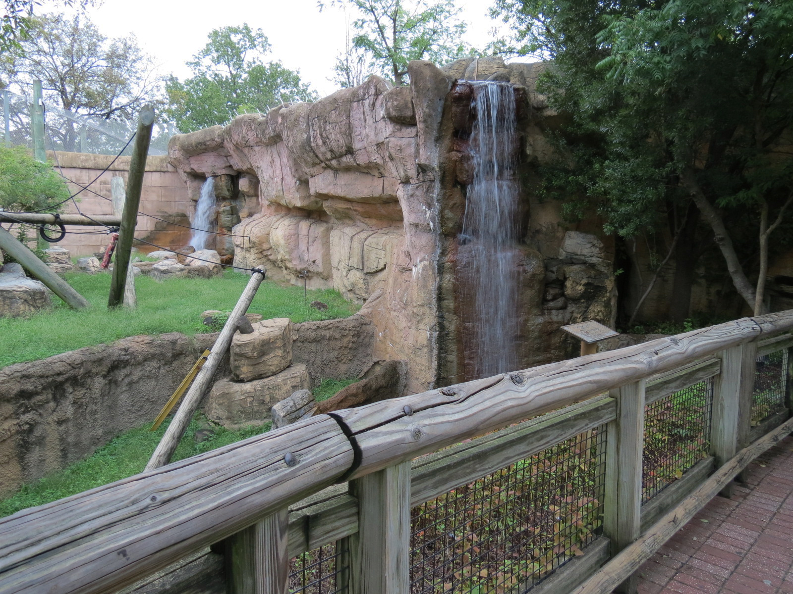 Primate Canyon - White-cheeked Gibbon Exhibit 1