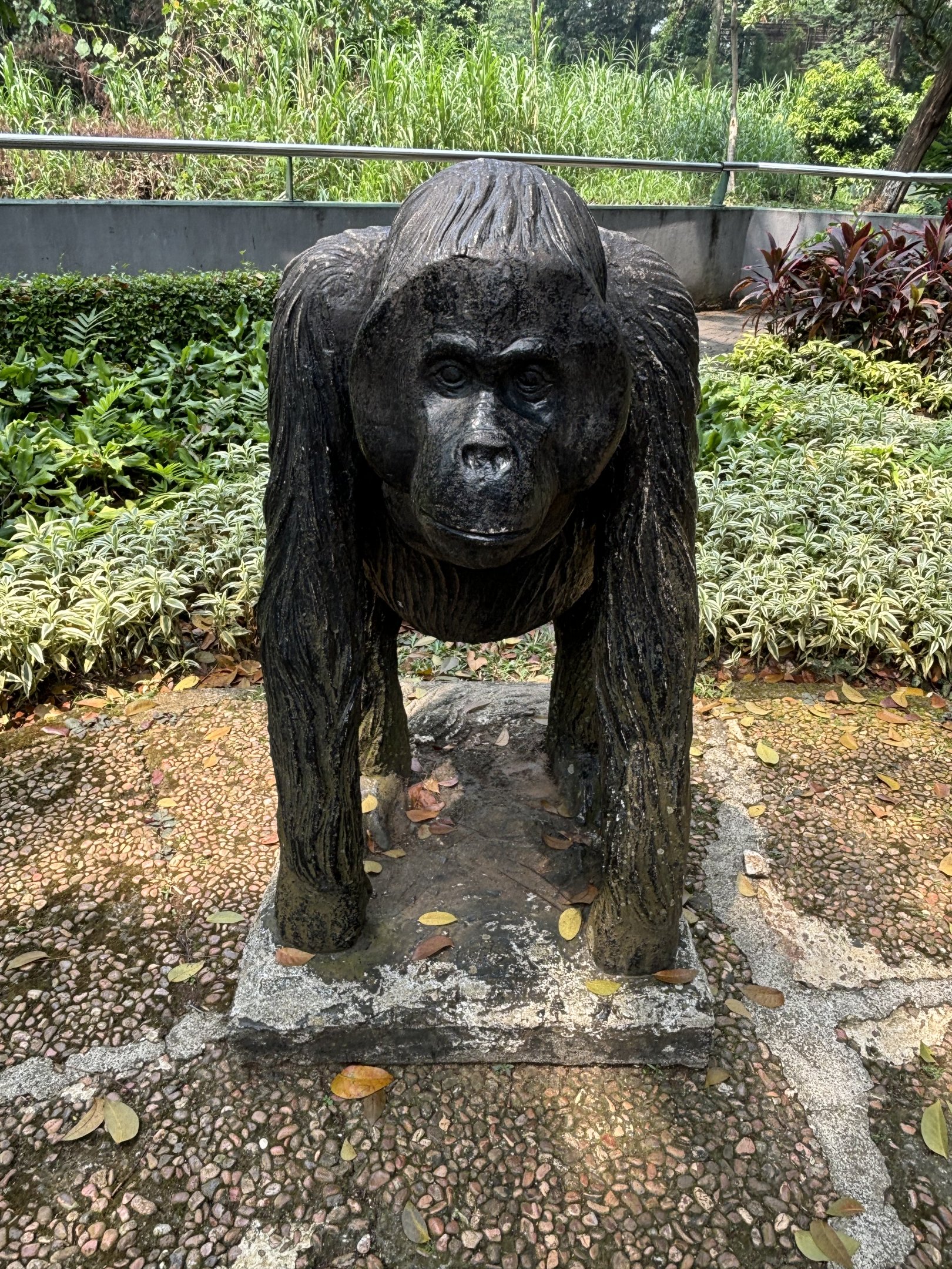 Primate Center Orangutan Statue