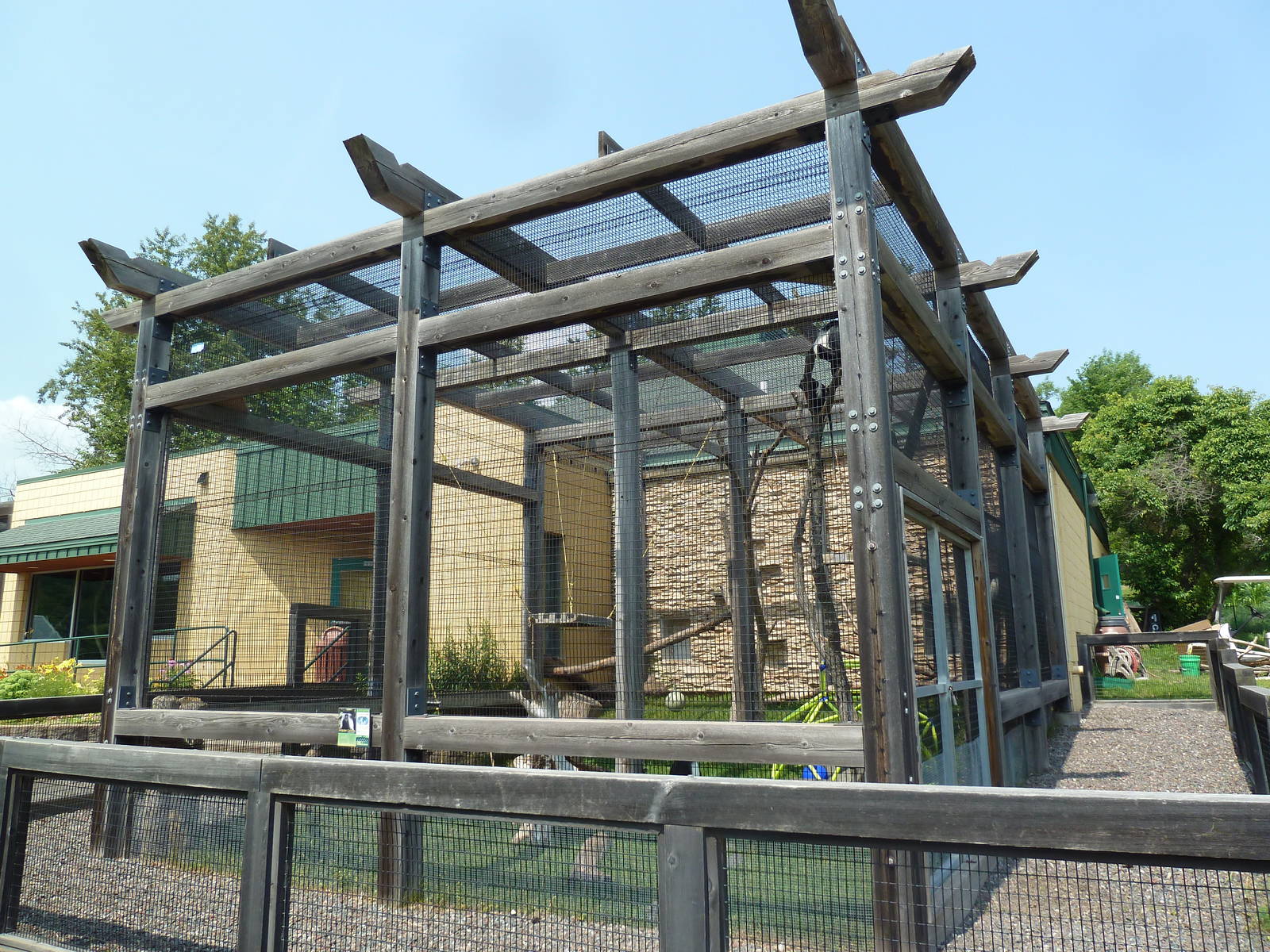 Primate Conservation Center - Angolan Colobus Monkey Exhibit